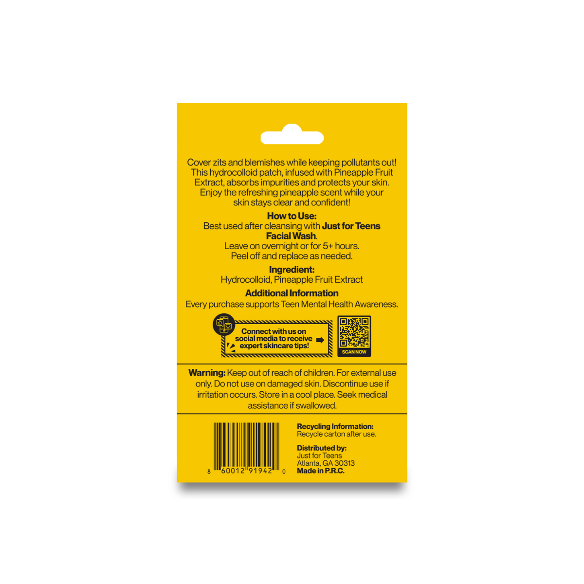 Pineapple Scented Pimple Patches