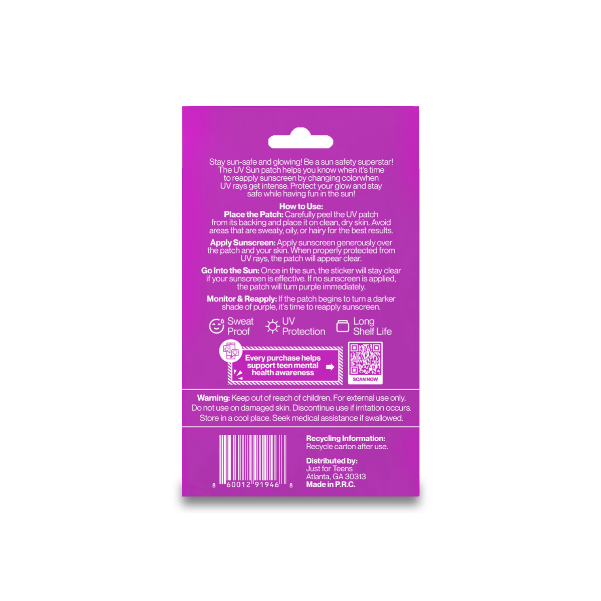 UV Sun Patches