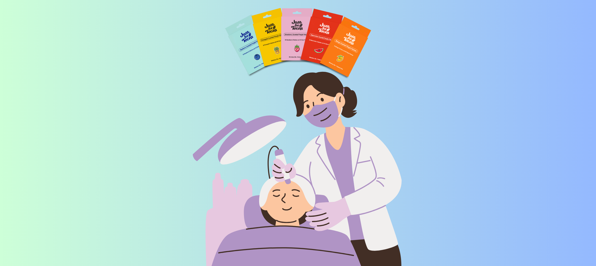 teen consulting dermatologist for acne treatment and skincare advice