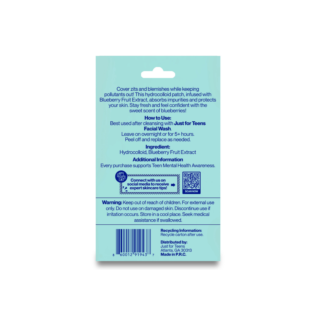 Blueberry Scented Pimple Patches