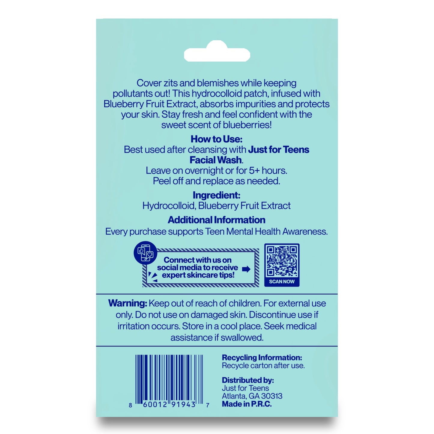 pimple patch on acne spot overnight