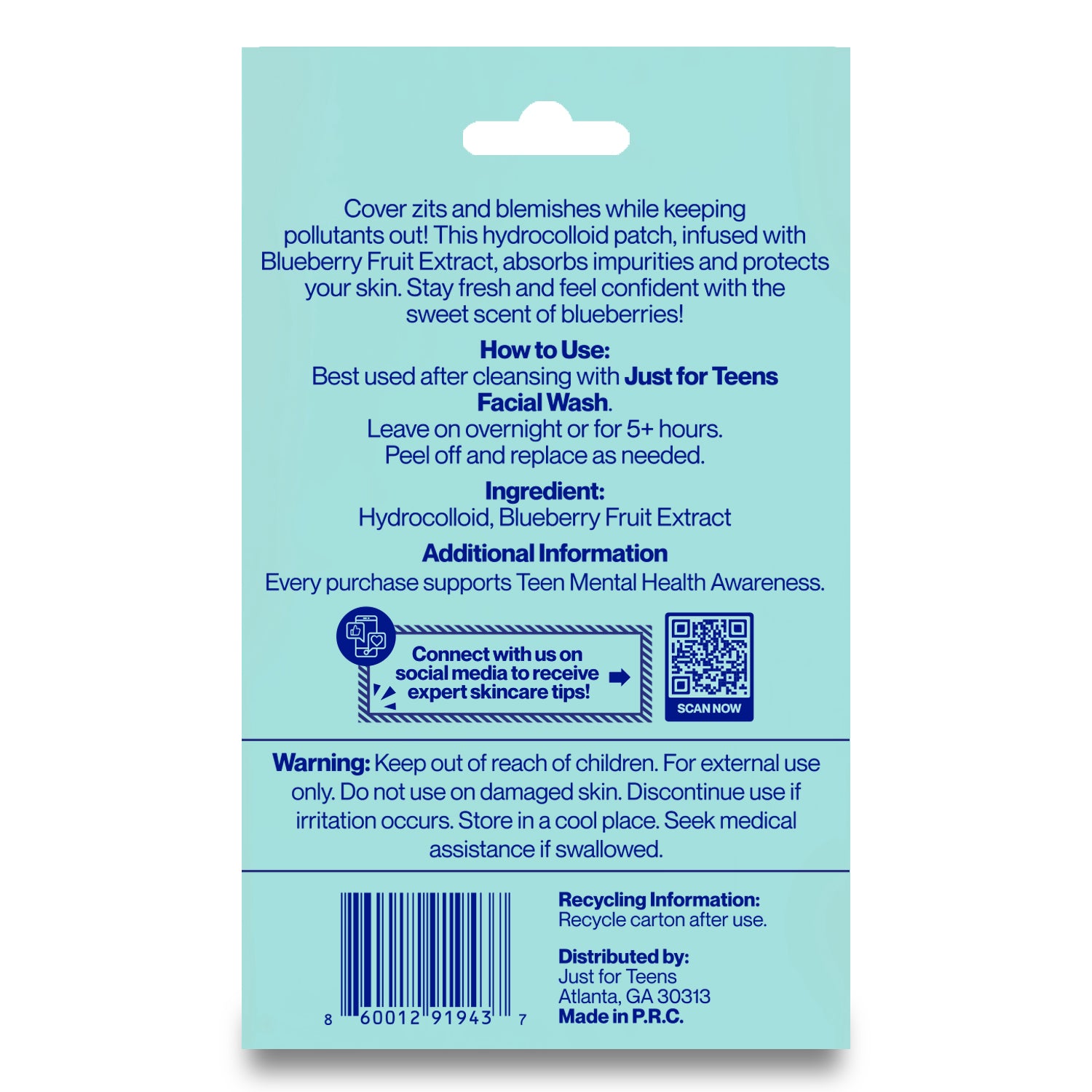 pimple patch on acne spot overnight