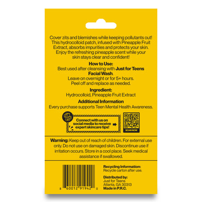 pimple patch on acne spot overnight