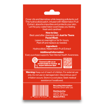 pimple patch on acne spot overnight