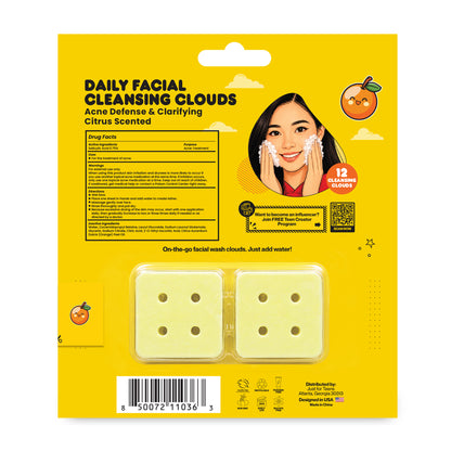 Daily Facial Cleansing Clouds Citrus