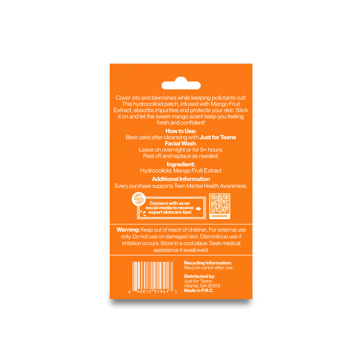 Mango Scented Pimple Patches
